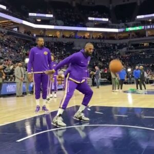 LeBron to Russell Westbrook pre-game is FILTHY 🔥 | #shorts