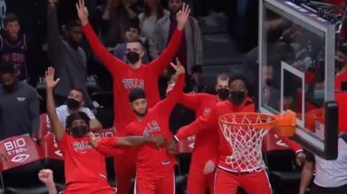 Lonzo Ball Drains GAME-SEALING 3 & Gets Bulls HYPED! 🔥