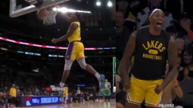 Malik Monk with the windmill dunk!
