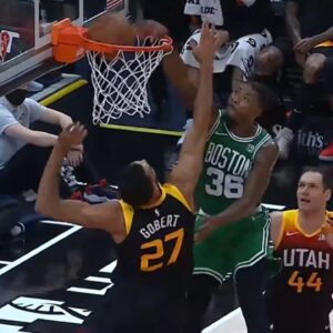 Marcus Smart Throws Down Ferocious Put Back Dunk 😮