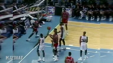 Michael Jordan Bullying Everybody! (1993.01.24)
