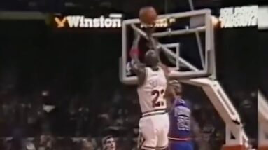 Michael Jordan Sick Crossover on BAD BOYS in Christmas (1990.12.25)