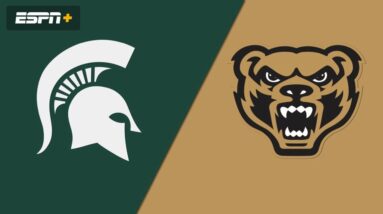 Michigan State VS Oakland Live Stream HD NCAAM Basketball 12/21/2021