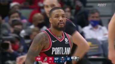 Damian Lillard nets 6 3-pointers for 39 PTS to lead all scorers vs. Pelicans