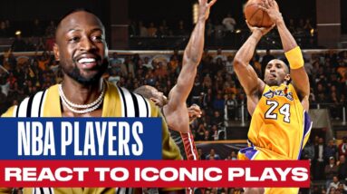 NBA Players Past & Present react To ICONIC NBA Moments