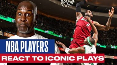 NBA Players Past & Present React To ICONIC NBA Moments | Pt. 2