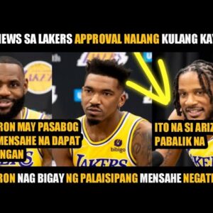 MALIK MONK  ILALAGAY SA STARTING 5 NG LAKERS.AT LEBRON JAMES MAY MENSAHE SA TWEETER NA DAPAT ABANGAN