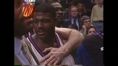 MIAMI HEAT - NEW YORK KNICKS BRAWL: Larry Johnson & Van Gundy, Alonzo Mourning '98 PLAYOFFS GAME 4