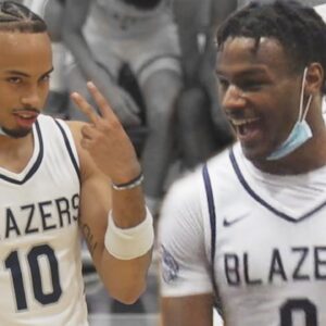 Bronny James & Amari Bailey GO OFF for Sierra Canyon in Amari’s Season Debut