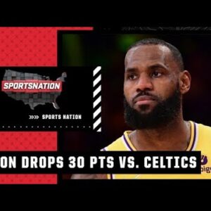 Reacting to LeBron dropping 30 PTS and Rob Williams’ dunk on Anthony Davis | SportsNation