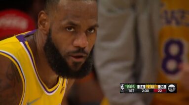 LeBron James Already Has 16 Points on 6/7 Shooting In Only The 1st Quarter!