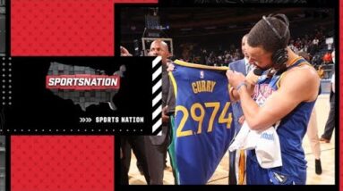 Reacting to Steph Curry surpassing Ray Allen for most 3-pointers made in NBA history | SportsNation