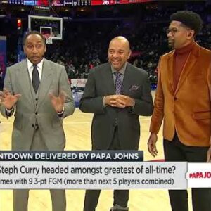 Stephen A. entertains the LeBron vs. Steph Curry debate 😂 | #shorts