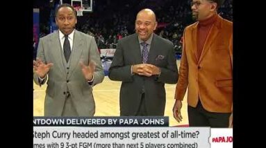 Stephen A. entertains the LeBron vs. Steph Curry debate 😂 | #shorts