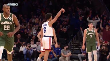 Quentin Grimes Makes Knicks History In First Start!
