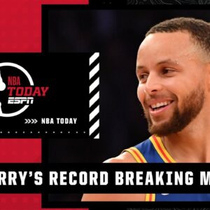 Reacting to Stephen Curry breaking the NBA RECORD for threes | NBA Today