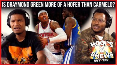 Hoops & Brews: Is Draymond Green more of a HOFer than Carmelo Anthony? | Happy Hour Clips
