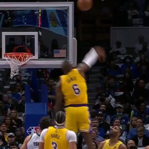 LeBron block was so ridiculously good the refs didn’t believe it and called a goaltend
