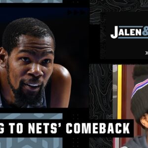 The Nets can just give the ball to Kevin Durant in the 4th quarter - Jalen | Jalen & Jacoby