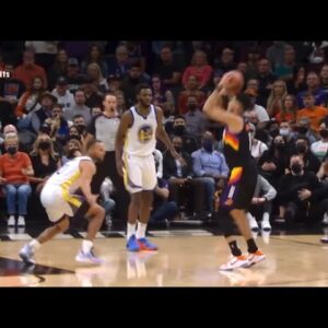 Steph Curry Couldn’t Keep Up With Devin Booker’s Stepback