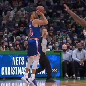 Stephen Curry Hits Double Step-Back Three&Clamped Celtics After!