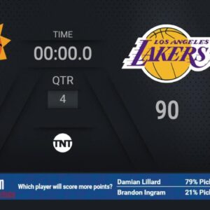 Suns @ Lakers  | NBA on TNT Live Scoreboard