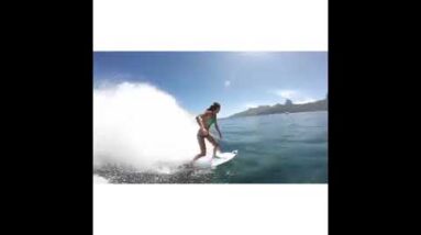 Surfing Girl 🌊 #shorts