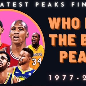 The 10 Best NBA peaks since 1977