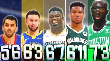 The Best NBA Player At Every Height!