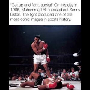The Iconic Muhammad Ali Image In Boxing #shorts