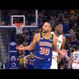 This Steph 'No-Look' THREE Is So Hype 👀
