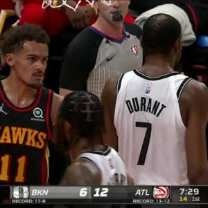Trae Young Has Some Words For KD after This Block on Trae #Shorts
