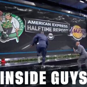 "I'm Not Running!!!" | Shaq Takes Down The Jet In An Epic Race To The Board | NBA on TNT