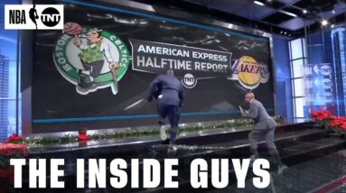 "I'm Not Running!!!" | Shaq Takes Down The Jet In An Epic Race To The Board | NBA on TNT