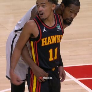 Kevin Durant was enjoying guarding Trae Young a lil bit too much 🤣