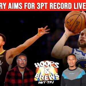 Hoops & Brews: Steph Curry 3pt Record Live Reaction (feat. Cam Buford & Boy Illinois) | Episode 239