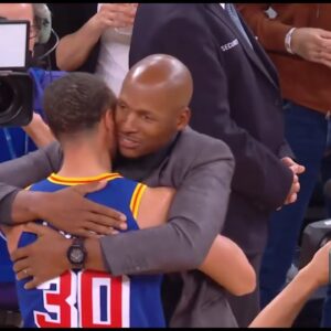 Stephen Curry Cries Emotional After He Passes Ray Allen For Most 3s In NBA History !