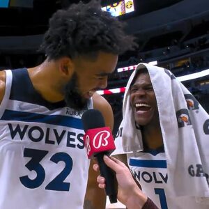 Kar Anthony Towns on Surpassing 10K Points, Postgame Interview | 2021-22 NBA Season