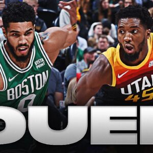 Young Stars Jayson Tatum (37 PTS) Donovan Mitchell (34 PTS) DUEL in Utah
