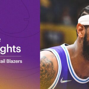 HIGHLIGHTS | Carmelo Anthony (16 pts, 4-7 3pt, 3 blk) vs Portland Trail Blazers