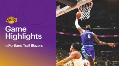 HIGHLIGHTS | LeBron James (43 pts, 14 reb, 5-10 3 pt) vs Portland Trail Blazers